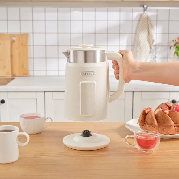 Karaca Multiboil Retro Cool Touch Su Isıtıcı Cream - 3