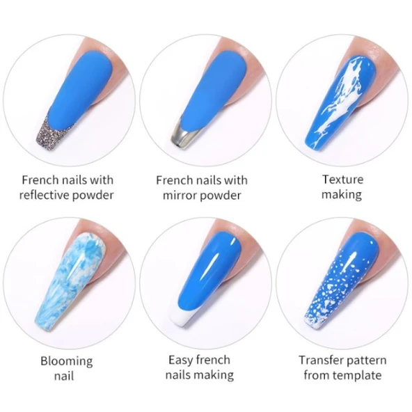 Tırnak Süs Damgası, French Stamper, Nail Art, Tırnak Süsleme Aparatı - Resim 3