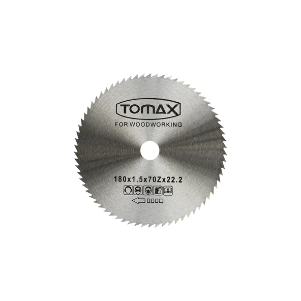 Tomax Ağaç Daire Testeresi (Elmassız) 115x1,2 Diş 80z - 1