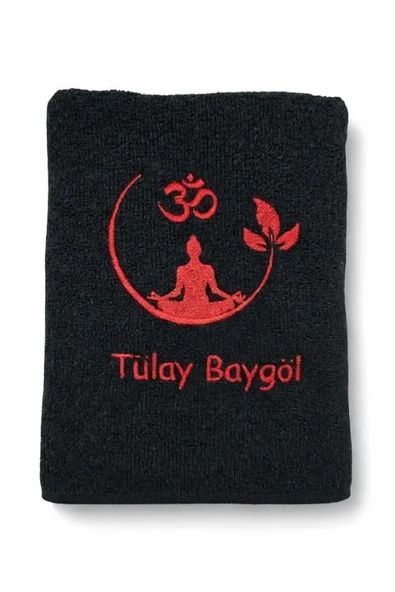 İsimli Yoga Temalı Antreman Havlusu 50x90 cm - 1