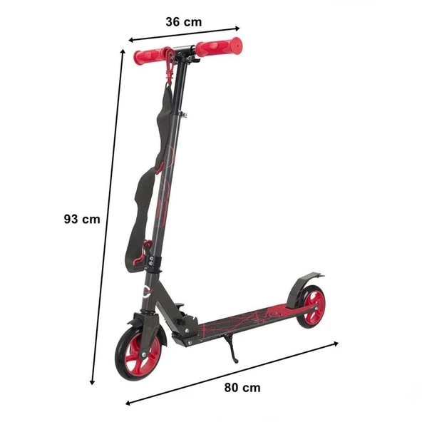 CEYLAN ADAM   Evo Flexi 2 Tekerlekli Scooter Kırmızı - 3