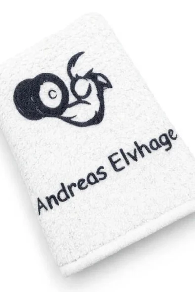 İsimli Fitnes  Antreman Havlusu Siyah 50x90 cm - Resim 11