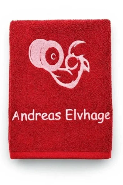 İsimli Fitnes  Antreman Havlusu Siyah 50x90 cm - Resim 4