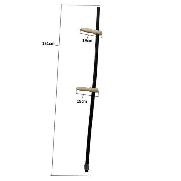 Tırpan Sapı Takımı - Metal Sap, Elcik, Bilezik ve Alyan