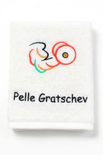 İsimli Fitnes  Antreman Havlusu Siyah 50x90 cm - Resim 9