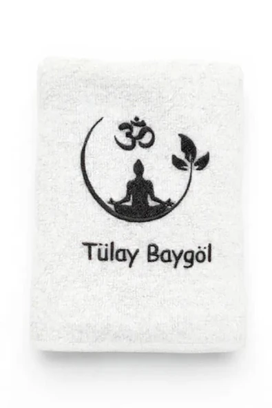 İsimli Yoga Temalı Antreman Havlusu 50x90 cm - 9