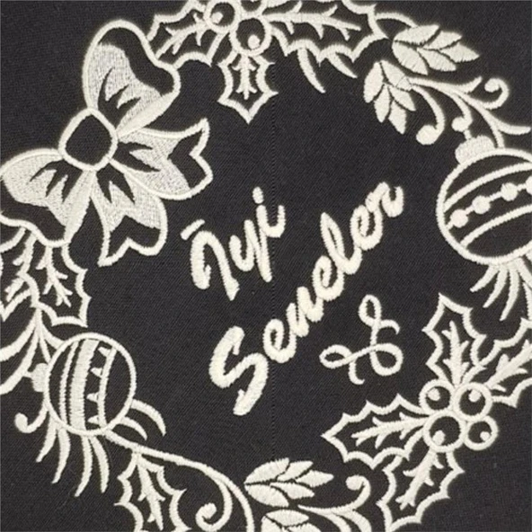 Kişiye Özel İyi Seneler Yastığı 45x45 cm -Yeniyıl - 2