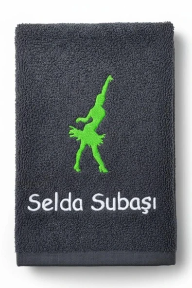 İsimli Dans Temalı Antreman Havlusu 50x90 cm - Resim 6