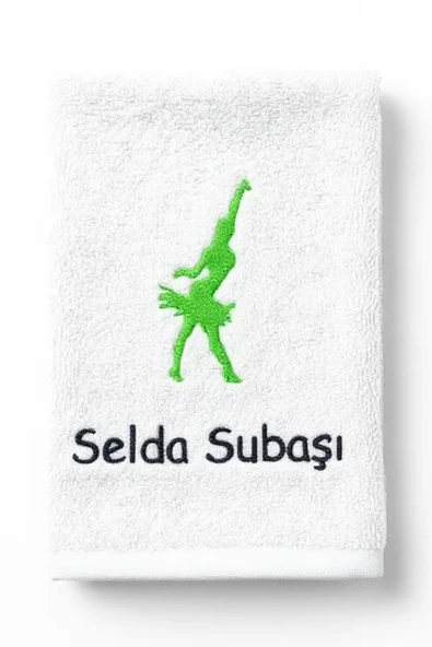 İsimli Dans Temalı Antreman Havlusu 50x90 cm - Resim 9