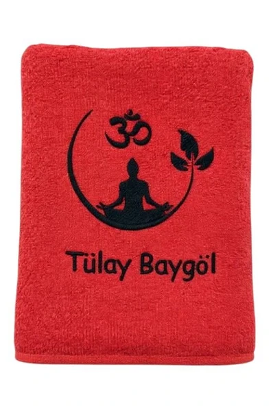 İsimli Yoga Temalı Antreman Havlusu 50x90 cm - 4