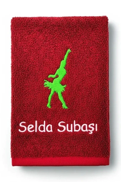 İsimli Dans Temalı Antreman Havlusu 50x90 cm - Resim 4