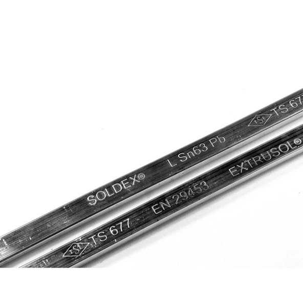 Soldex Çubuk Lehim 63-37 Extrusol 1000 gr - Sn:63 / Pb:37