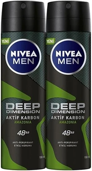 NIVEA Deep Dimension Amazonia Sprey X2 ürün görseli