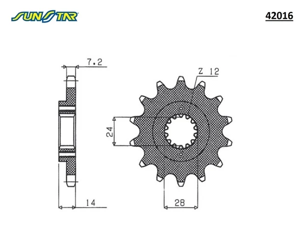 ÖN DİŞLİ HONDA XRV AFRICA TWIN 750cc 1990-2002 - Resim 2