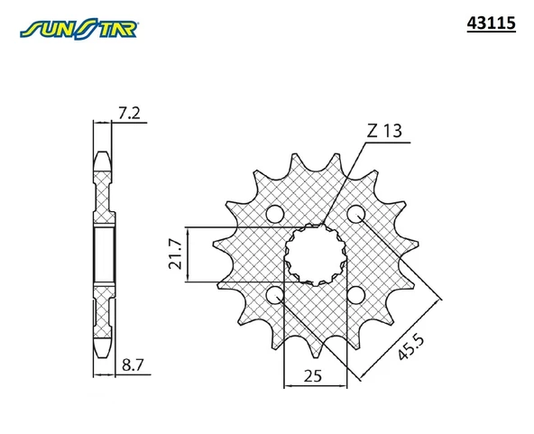 ÖN DİŞLİ KAWASAKI Z 900 RS 900cc 2017-2024 - Resim 2