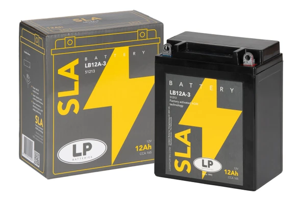 SLA AKÜ MB LB12A-3 12 A KG: 3,9 L:135 W:80 H:160 CCA: 165 YAMAHA XV VIRAGO 535cc 1990-2002 ürün görseli