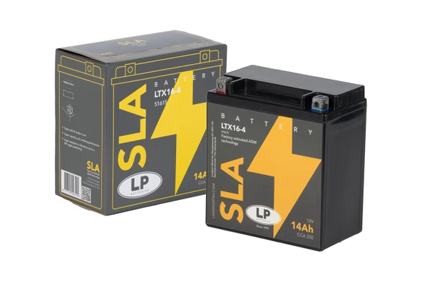 SLA AKÜ MB LTX16-4 14 A KG: 5 L:150 W:87 H:163 CCA: 230 TRIUMPH TIGER XR X T 800cc 2015-2020 ürün görseli