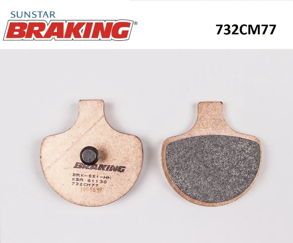 SİNTERLİ ÖN FREN BALATASI HARLEY D. XLH 883 SPORTSTER 883cc 1990-2006 ürün görseli