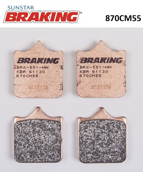 SİNTERLİ ÖN FREN BALATASI TRIUMPH STREET SCRAMBLER 900cc 2019-2020 ürün görseli