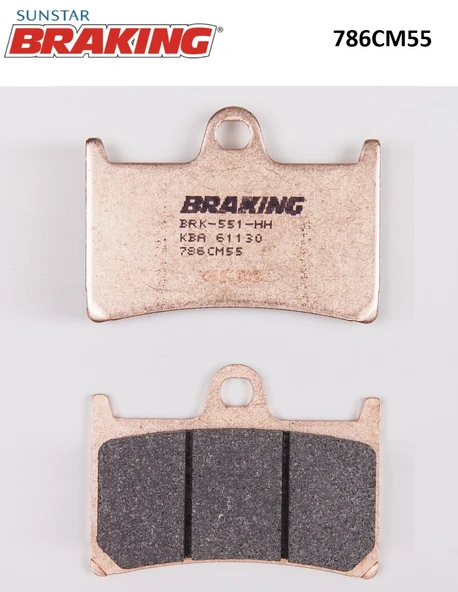 SİNTERLİ ÖN FREN BALATASI YAMAHA YZF R7 700cc ÖN İKİ TAKIM KULLANIR 2022-2024 ürün görseli