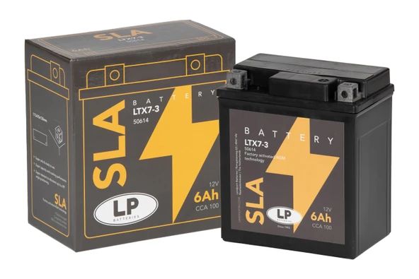 SLA AKÜ MB LTX7-3 6 A KG: 2,31 L:113 W:70 H:130 CCA: 100 YAMAHA YBR 250 250cc 2007-2011 ürün görseli