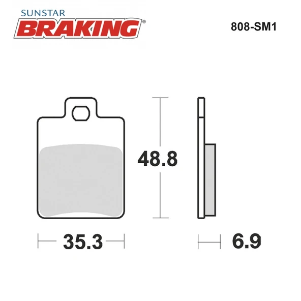 YARI METALİK FREN BALATASI VESPA VESPA S 150cc ÖN 2018-2020 - Resim 2
