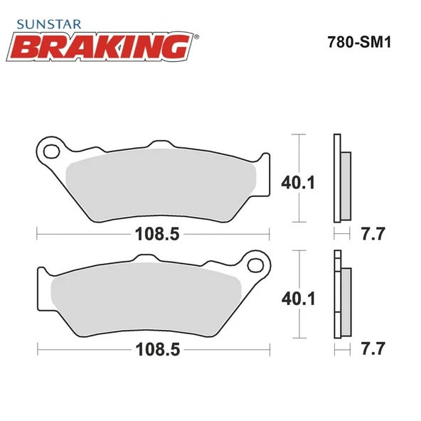 YARI METALİK FREN BALATASI YAMAHA XT R 660cc ÖN 2004-2009 - Resim 2