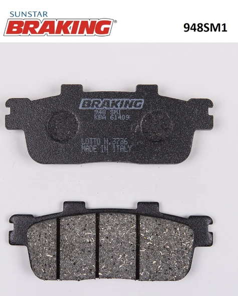 YARI METALİK ARKA FREN BALATASI SYM JOYRIDE EVO 125cc 2009-2015 ürün görseli