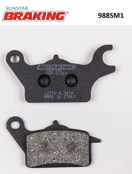 YARI METALİK SAĞ ÖN FREN BALATASI YAMAHA TRICITY 300cc 2020-2022 ürün görseli