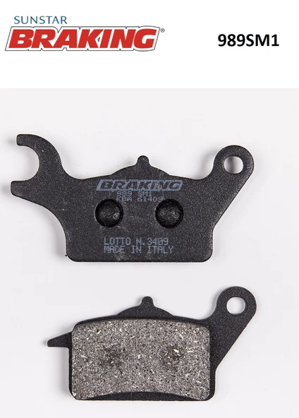 YARI METALİK SOL ÖN FREN BALATASI YAMAHA TRICITY 300cc 2020-2022 ürün görseli