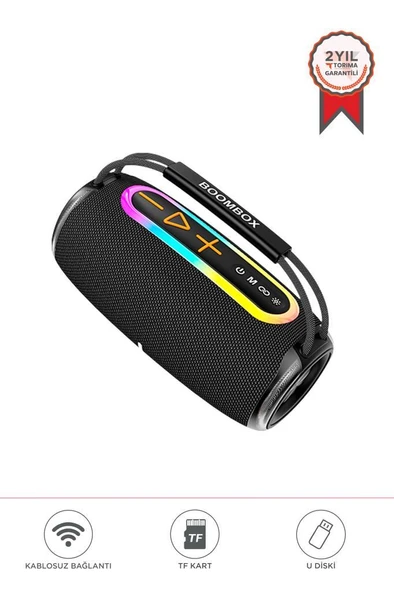 Torima BOOMBOX680 Siyah IPX6 Kablosuz 30W Bluetooth Hoparlör Speaker ürün görseli