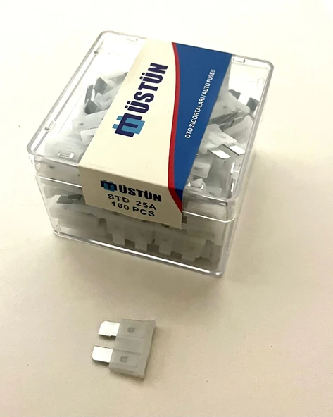 BIÇAK SİGORTA 25 AMPER1 KUTU = 100 ADET UNIVERSAL cc - 1