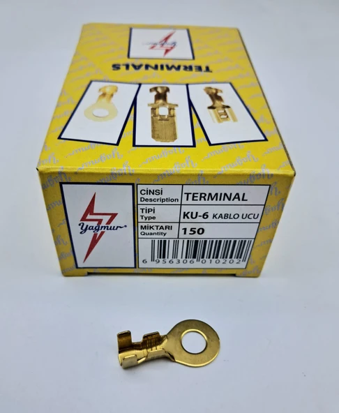 KU6 KABLO UCU 1 KUTU = 150 ADET UNIVERSAL cc - 1