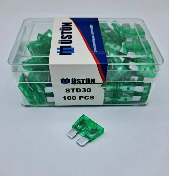 BIÇAK SİGORTA 30 AMPER1 KUTU = 100 ADET UNIVERSAL cc - 1