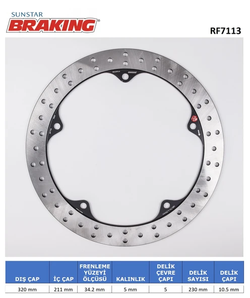 HONDA NC 700-750 YUVARLAK ÖN FREN DİSKİ 2014-2025 ürün görseli