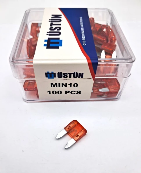 MİNİ BIÇAK SİGORTA 10 AMPER 1 KUTU = 100 ADET UNIVERSAL cc - 1