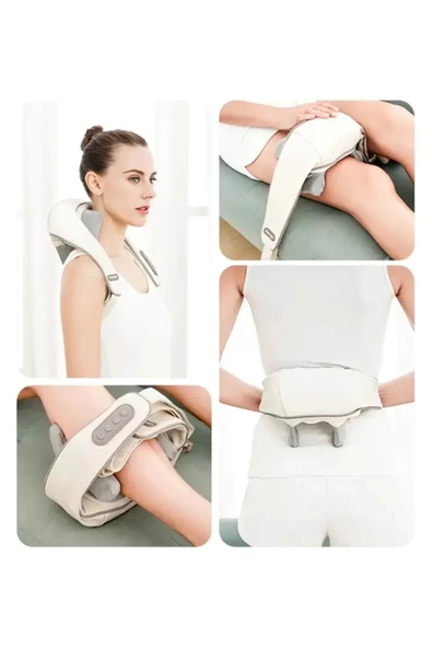 CEYLAN ADAM Şarjlı Ovmalı Isıtmalı Masaj Aleti Insan Eli Yoğurma Hissi - Resim 3