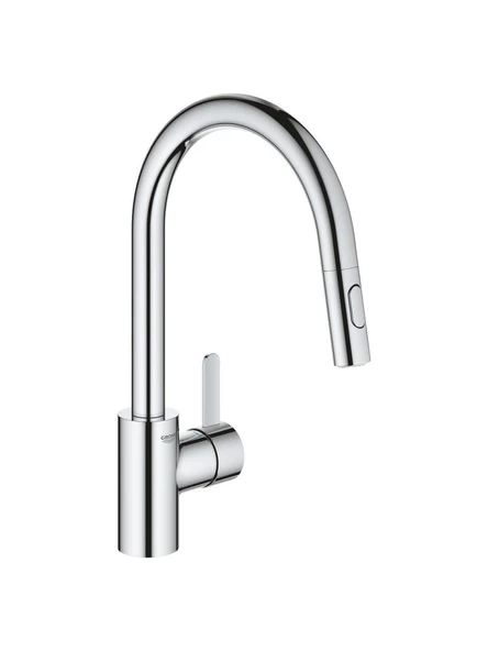 Grohe Eviye Bataryası Spiralli 2 Fonk. Eurocosmo Krom- 31481001 - 1