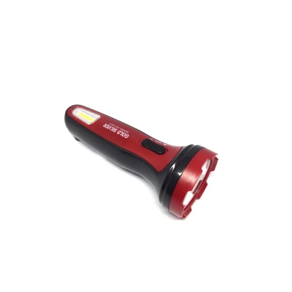 Gold Sılver Gs-4531 3 Watt+1 Watt Cob Led'li Şarjlı El Feneri - 1