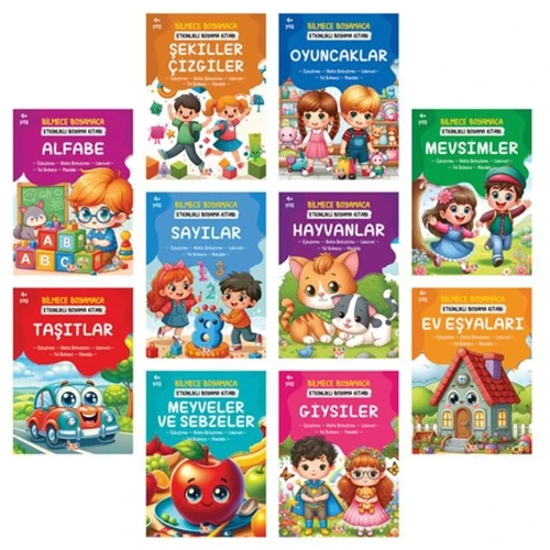 Eğlenceli Dinozorlar Boyama Kitabı Farklı - 3 kitap ürün görseli