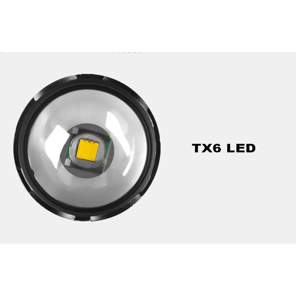 Powerbank Özellikli Uzun Menzilli El Feneri  Wt-039 - 2