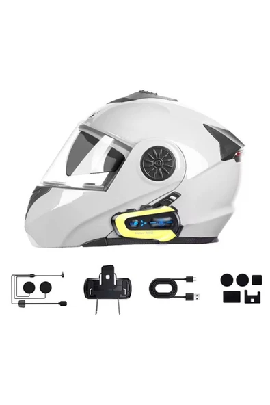 CEYLAN ADAM N3x Rgb Işıklı Intercom 3 Kişi Bağlantılı 1000mah Motosiklet Bluetooth Kulaklık Seti - Resim 5