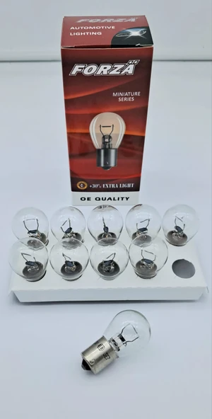 AMPÜL 93 S25 BA15S 12V. 21W.1 KUTUDA 10 ADET VAR UNIVERSAL cc - 1