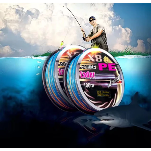 Misina 100mt Polıetılen 8 Örgülü 6.0 İp - 2