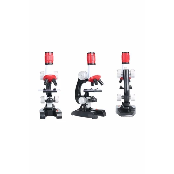 Eğitici Mikroskop Kiti Zoom Led Işıklı 100x 400x 1200x St1200x - Resim 2