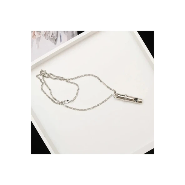 Deprem Düdüğü Çelik Kolye - 2