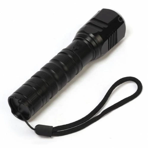 F-82 T6 Led Zoomlu 2000 Lm Yüksek Işık Şarjlı El Feneri - 2