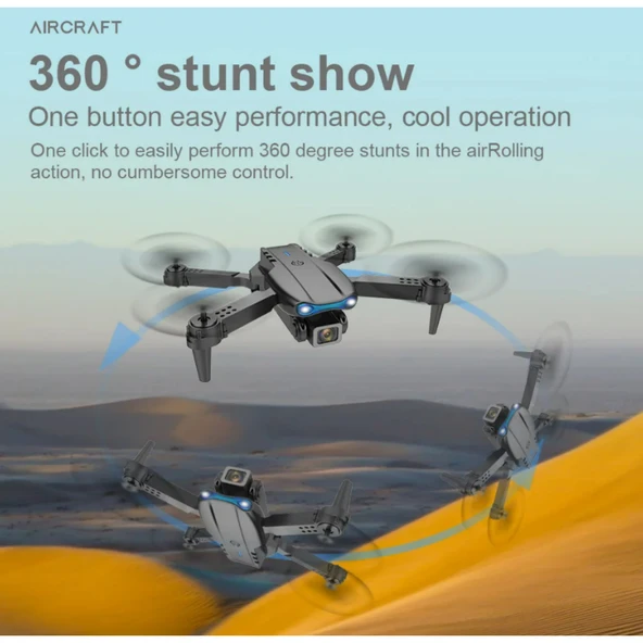 Ozmik C5 KAMERALI DRONE APP KONTROL WİFİ Lİ KATLANABİLİR QUATCOPTER - 8