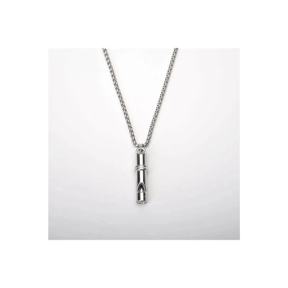 Deprem Düdüğü Çelik Kolye - 4