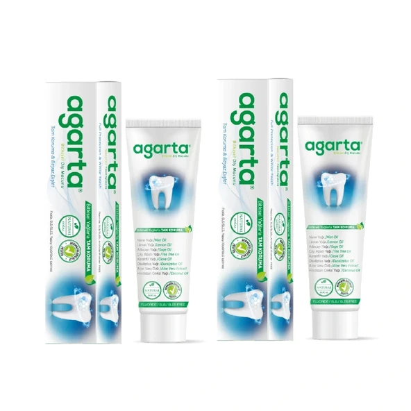 Doğal Bitki Özlü Florürsüz Diş Macunu 100 Ml/130 Gr 2Adet
